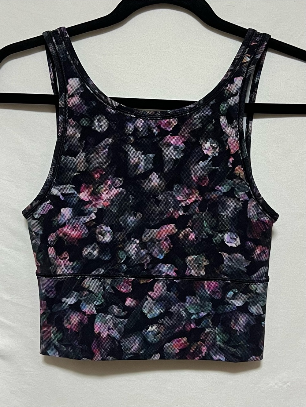 Lululemon Power Pivot Tank Floral Workout Yoga Cropped Gym Fitness Summer - Picture 3 of 6